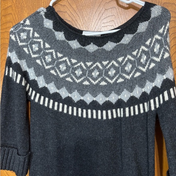 Ann Taylor LOFT Black and Gray Knit Dress XS - Picture 2 of 6